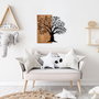 Wallity Mysterious Tree - 371 Escultura de Pared de Madera y Metal